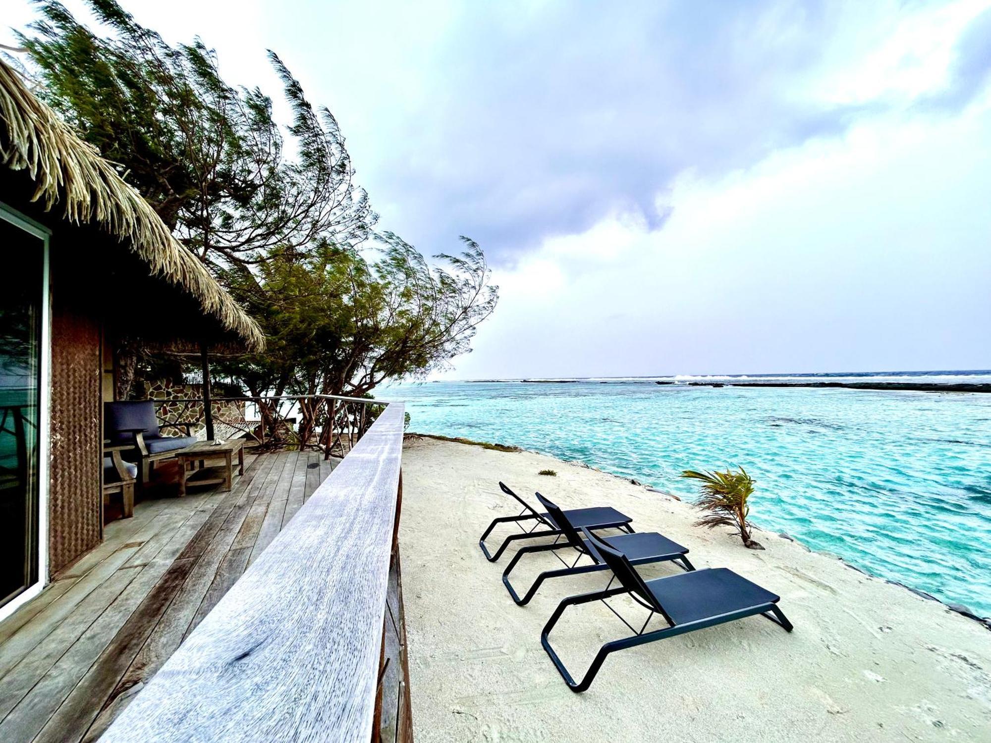 Eden Private Island Tahaa Hotel Patio  Eksteriør billede