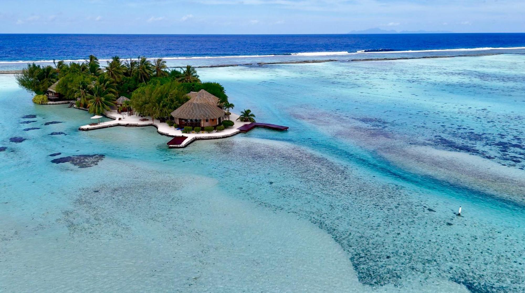 Eden Private Island Tahaa Hotel Patio  Eksteriør billede